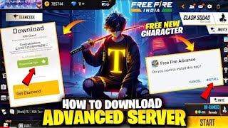 free fire advance server OB46  advance server registration process in ob46  advance server ff [upl. by Gathard]