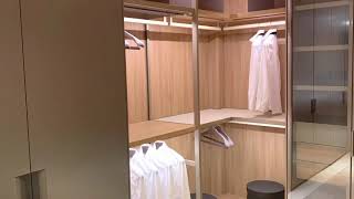 Poliform Wardrobe Senzafine Plus Fitted Cover Night System Wardrobe Collection [upl. by Kruter]