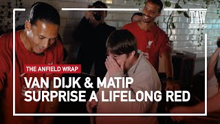 Virgil Van Dijk amp Joel Matip Surprise A Lifelong Liverpool fan  TAW Special [upl. by Kirsten]