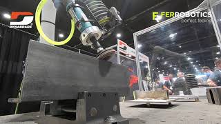 Active Compliant Cobot Tool  FerRobotics ACFK  Dynabrade  perfect surface treatment [upl. by Notsud]