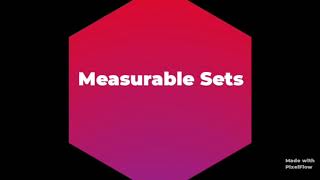 Measurable sets Lebesgue Measures [upl. by Graehl]