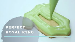 How to Make The BEST ROYAL ICING Quick amp Easy Tasty Recipe [upl. by Aivull56]