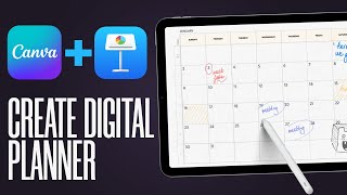 Create A Digital Planner Using FREE Canva And Keynote Digital Planner For Beginners 2024 [upl. by Miun97]