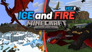 🔥AddonMod Ice And Fire Siêu Hay Cho Minecraft PE 120 Mới Nhất [upl. by Acinat]