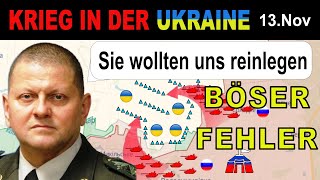 13Nov SCHNELLE REAKTION  Ukrainer WEHREN STARKEN UNERWARTETEN ANGRIFF AB  UkraineKrieg [upl. by Mcgrath]