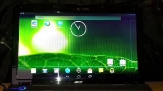 Android 422 x86 running on my Acer Aspire Notebook ENG [upl. by Alla]