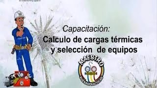 Capacitación Calculo de Cargas Termicas [upl. by Ana]