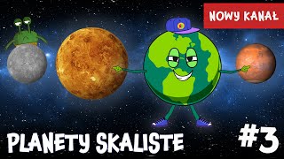 KOSMOS  Planety Skaliste  Film Edukacyjny dla Dzieci  Naukowa Karuzela 3 [upl. by Ronna]