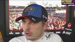 Max Verstappen post RACE interview  F1 2024 Mexico Grand Prix [upl. by Klinger]