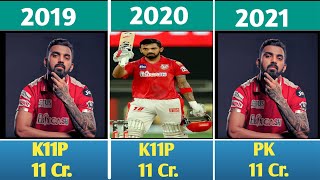 KL Rahul Ipl Salaries Per Season 🤠 Cricketer KL Rahul Ipl Income per Season 💵 [upl. by Uile]