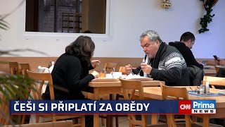 Obědy v Česku dál zdražují Restaurace se chtějí „zahojit“ ceny naráží na strop míní experti [upl. by Crooks]