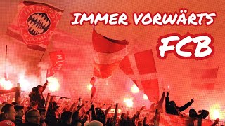 FC Bayern Song quotImmer vorwärts FCB  Rot wie Blut und Weiss wie Schneequot [upl. by Idhem]