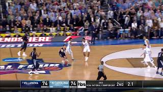 Villanova vs North Carolina Kris Jenkins shot wins national title [upl. by Kizzee]