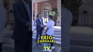 El saludo de Dani Carvajal a Pedro Sánchez del que todo el mundo habla carvajal pp psoe vox [upl. by Cattan]