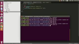 Nodejs fs module  Deleting and Renaming a file [upl. by Lamp146]