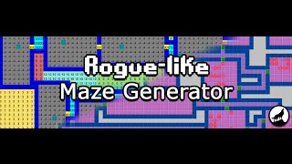 RogueLike Maze Generator [upl. by Annodas]