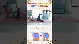 🔥REDUCE SADDLEBAGS FAT ON THIGHS EXERCISES FOR BEGINNER dnbeautyshorts [upl. by Rory522]