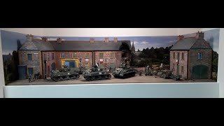 135th SCALE WW2 FRENCH VILLAGE LIBERATION DIORAMA [upl. by Kelsi]