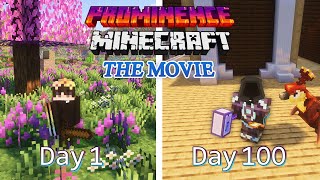 100 DAYS in PROMINENCE Mod The Movie  Minecraft [upl. by Demakis]