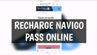 How to order NAVIGO PASS Online  PARIS TRANSPORT  FRANCE for INTERNATIONALS [upl. by Suilenroc]