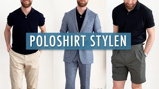 So kombinierst du ein PoloShirt ● Styling Tipps Männer [upl. by Htebaras]