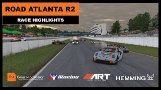 Road Atlanta FUN Highlights  iRacing GT3 R2  ART x InGear Motorsport  Sim Racing [upl. by Caplan976]