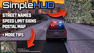 NEW Simple Hud for GTA 5 LSPDFR is Awesome [upl. by Hartman]