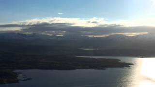 Senja Silsand and Finnsnes north Norway from Varden [upl. by Agneta657]