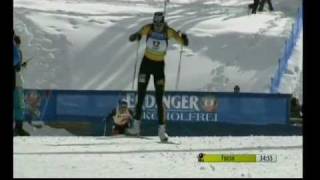 Biathlon Massenstart der Damen in Antholz 2012 [upl. by Saunder]