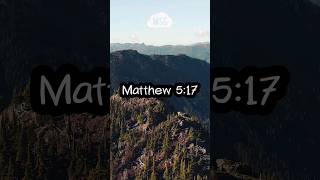 A Bible verse about Jesus Christ ✝️ Matthew 517 [upl. by Alden722]