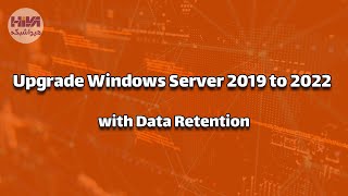 Upgrade Windows Server 2019 to 2022 with data retention [upl. by Htenek]