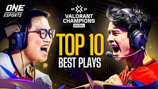 The 10 BEST PLAYS of VCT Champions Seoul SO FAR [upl. by Guenzi598]