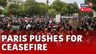 Israel Hamas Conflict Live  Pro Palestine Protest In Paris Live  France News  Palestine  N18L [upl. by Nauqet103]