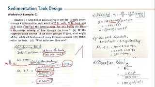 sedimentation tank design [upl. by Ahsiena]