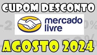 CUPOM Cupom MERCADO LIVRE Agosto 2024 NOVO Cupom de Desconto MERCADO LIVRE e Ofertas 12082024 [upl. by Merfe512]