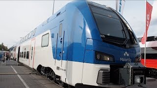 Stadler Kiss Double Deck Train EMU  Mälar train [upl. by Hashim]