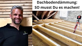 Dachboden dämmen So wird es perfekt [upl. by Amos]