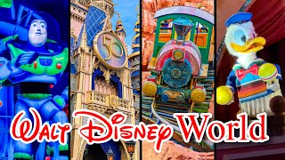 Top 10 Disney World Rides 2021  Park Hopping Day at Magic Kingdom amp Epcot [upl. by Sprung817]