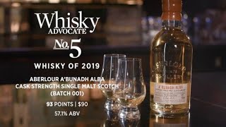 Aberlour Abunadh Alba—Whisky Advocate 2019 Top 20 Whisky 5 [upl. by Ettenad]