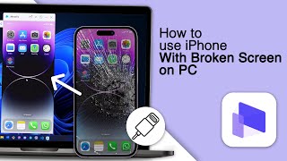 How to use iPhone With Broken Screen on PC 2023 [upl. by Ahseyk]