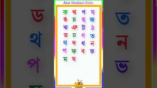 Learn Bengali Alphabet  Bangla Banjonborno shikha  Varnamala banjonborno [upl. by Orelie411]