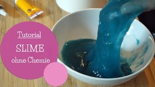 SLIME selber machen  ohne Chemie  nur natürliche Zutaten  DIY Anleitung  mommymade [upl. by Minier]