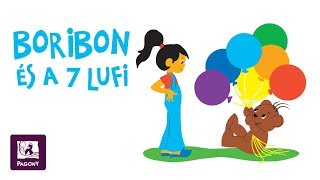 Boribon és a 7 lufi  Boribonmesék [upl. by Gnep]