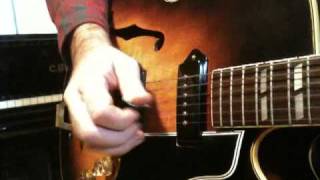 How to play a simple Chet Atkins finger picking tune called TRAMBONE [upl. by Ybbed]