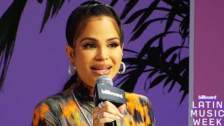 Natti Natasha Talks About What It’s Like To Be A First Time Mom  Billboard Latin Music Week [upl. by Tung]