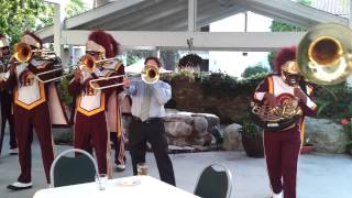 USC Trojan Marching Band  Wedding Gig [upl. by Rafaello962]