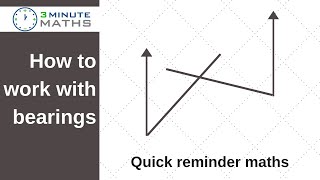 How to work with bearings  GCSE maths 1 [upl. by Ecirtaed]