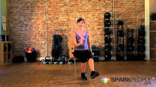 Seated Cardio Workout Burn Calories Exercising from a Chair [upl. by Notliw]