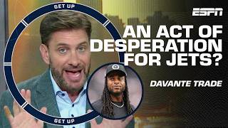 A DESPERATE ACT from a DESPERATE TEAM 😳  Greeny on Davante Adams trade to the Jets 👀  Get Up [upl. by Jeb]