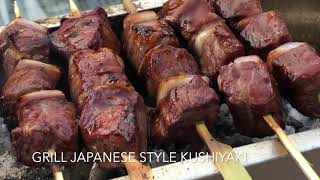 The Bincho Grill Yakitori  Kushiyaki Charcoal Grill Japanese Style for Robata BBQ Binchotan Coals [upl. by Nottage346]